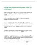 Psy 500 final Exam questions and answers Graded A&plus;&vert;&NewLine;2026 Updated