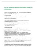 PSY 450 SP26 Exam1 questions and answers Graded A&plus;&vert;&NewLine;2026 Updated