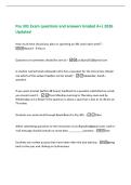 Psy 301 Exam questions and answers Graded A&plus;&vert; 2026&NewLine;Updated