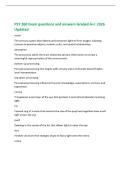 PSY 260 Exam questions and answers Graded A&plus;&vert; 2026&NewLine;Updated