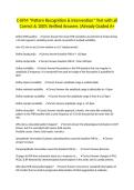 C-EFM &ast;Pattern Recognition & Intervention&ast; Test with all Correct & 100&percnt; Verified Answers &vert;Already Graded A&plus;