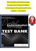 Test Bank For Dental Radiography Principles And Techniques&comma;&lpar; 6th Edition 2024&rpar;&comma; By Joen Iannucci &comma;Laura Howerton&vert;&vert;ALL CHAPTERS INCLUDED&vert;&vert;CORRECT ANSWERS WITH RATIONALES&NewLine;