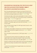 PSI JOURNEYMAN ONLINE PRACTICE TEST EXAM LATEST 2026 STUDY QUESTIONS WITH VERIFIED CORRECT SOLUTIONS GUARANTEED PASS &vert; RATED A&plus;
