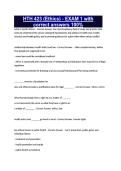 HTH 423 &lpar;Ethics&rpar; - EXAM 1 with correct answers 100&percnt;