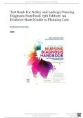Test Bank For Ackley And Ladwig&rsquo;s Nursing Diagnosis Handbook&comma; 13th - 2026 new update All Chapters - 9780323776837&excl;&excl;&excl;