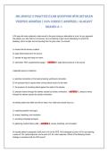 JBL ModuLe 2 Practice exaM QueStioNS WitH detaiLed&NewLine;VeriFied aNSWerS &lpar;100&percnt; correct aNSWerS&rpar; &sol;aLreadY&NewLine;Graded a &plus;&period;