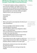HESI Module 5 Management of Care Study Guide &ndash; Priority Concepts&comma; Practice Q&A & Guaranteed Success