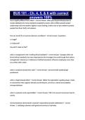 BUS 101 - Ch&period; 4&comma; 5&comma; & 6 with correct answers 100&percnt;