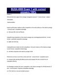 BUSA 4900 Exam 1 with correct answers 100&percnt;