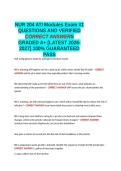 NUR 204 ATI Modules Exam -1 QUESTIONS AND VERIFIED CORRECT ANSWERS GRADED A&plus; -LATEST 2026-2027- 100- GUARANTEED PASS&period;docx&NewLine;&NewLine;
