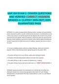 NURS 204 Final Exam&semi;NUR 204 Exam A&sol;B&sol;D &semi;NUR 204 ATI Modules Exam &num;1&semi;NUR 204 Exam 1 STUDY GUIDE &semi;NUR 204 Exam 1 TestBank QUESTIONS &semi;NUR 204 EXAM 1 CRAVEN QUESTIONS AND VERIFIED CORRECT ANSWERS GRADED A&plus; -LATEST 2026-2027- 100- GUARANTEED PASS&period;