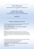 NSG 3130 Exam 4 &vert;  Fundamental Concepts and Skills for Nursing Practice II 2026&sol;2027 &vert; ACTUAL EXAM &vert; 50 Q&A with Detailed Rationales &vert; Newly Released &vert; Pass Guaranteed - A&plus; Graded&NewLine;&NewLine;