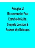 Principles of Microeconomics Exam 2 Practice Test Key Concepts Market Structures Practice Questions Answers 2025&sol; 2026