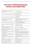Ansc Exam &num;5 With Questions And &NewLine;Answers Latest Update 2026 