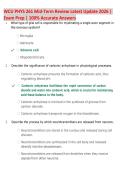 WCU PHYS 261 Mid-Term Review Latest Update 2026 &vert; &NewLine;Exam Prep &vert; 100&percnt; Accurate Answers