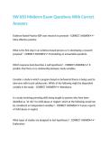 SW 650 Midterm Exam Questions With Correct Answers