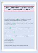 CMGT CAPSTONE EXAM 2 QUESTIONS&NewLine;AND ANSWERS 2026 VERIFIED&period;