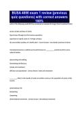 BUSA 4000 exam 1 review &lpar;previous quiz questions&rpar; with correct answers 100&percnt;