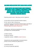 New Jersey 7A Pest Control Exam Questions and Answers 2026 Category 7A Study Guide Verified Practice Test