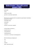 BUSA Chapter 1 Quiz with correct answers 100&percnt;