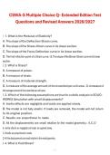 CSWA-S Multiple Choice Extended Edition Test &lpar;2026&sol;2027&rpar; &ndash; Questions and Revised Answers Study Guide