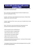 BUSA 4000 Challenge 6 with correct answers 100&percnt;