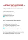 ACE Group Fitness Instructor &lpar;GFI&rpar; Final Exam Review &vert; Verified Questions & Answers &vert; 2026&sol;2027 Latest Update &vert; A&plus; Guaranteed Pass