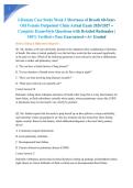 I-Human Case Study Week 3 Shortness of Breath 60-Year-Old Female Outpatient Clinic Actual Exam 2026&sol;2027 &ndash; Complete Exam-Style Questions with Detailed Rationales &vert; 100&percnt; Verified &ndash; Pass Guaranteed &ndash; A&plus; Graded