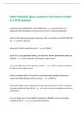 ROPD A Module 2Exam questions and answers Graded&NewLine;A&plus;&vert; 2026 Updated&NewLine;