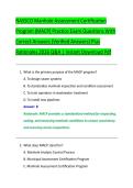 NASSCO Manhole Assessment Certification &NewLine;Program &lpar;MACP&rpar; Practice Exam Questions With &NewLine;Correct Answers &lpar;Verified Answers&rpar; Plus &NewLine;Rationales 2026 Q&A &vert; Instant Download Pdf 