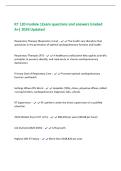 RT 120 module 1Exam questions and answers Graded&NewLine;A&plus;&vert; 2026 Updated