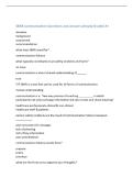 SBAR communication Questions and answers already Graded A&plus;