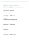 SBAR Questions and answers already Graded A&plus;