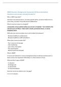 SBAR Situation&comma; Background&comma; Assessment & Recommendation&NewLine;Questions and answers already Graded A&plus;