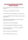 1631 EXAM 3 QUESTIONS WITH CORRECT&NewLine;ANSWERS 2025&sol;2026