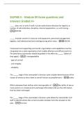 SEJPME II - Module 09 Exam questions and&NewLine;answers Graded A&plus;