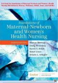 Test bank for foundations of Maternal-Newborn and Women's Health&NewLine;Nursing 8th Edition by Murray&comma; McKinney&comma; Holub&comma; Jones&comma; and Scheffer