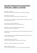 2025-2026 NSG6020 3P EXAM QUESTIONS&NewLine;WITH 100&percnt; CORRECT ANSWERS