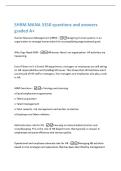 SHRM MANA 5350 questions and answers&NewLine;graded A&plus;