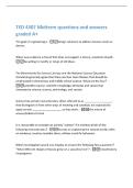 TED 4307 Midterm questions and answers&NewLine;graded A&plus;