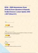 RCAL - NAB Administrator Exam &lpar;Federal&rpar; Exam Questions & Expertly Verified Answers &vert; Latest Update 2026 &vert; 2027 &lpar;Rated A&plus;&rpar;&NewLine;&NewLine;&NewLine;&NewLine;  Quiz&lowbar;&lowbar;&lowbar;&lowbar;&lowbar;&lowbar;&lowbar;&lowbar;&lowbar;&lowbar;&lowbar;&lowbar;&lowbar;&lowbar;&lowbar;&lowbar;&lowbar;&quest;&NewLine; &NewLine;   ANSWER&NewLine;direct costs of a cost object&NewLine;&NewLine;&NewLine;   Quiz&lowbar;&lowbar;&lowbar;&lowbar;&lowbar;&lowbar;&lowbar;&lowbar;&lowbar;&lowbar;&lowbar;&lowbar;&lowbar;&lowbar;&lowbar;&lowbar;&lowbar;&quest; &NewLine;"Let the master 