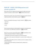 NUR 307 - EXAM 1 REVIEWquestions and&NewLine;answers graded A&plus;