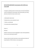 ISDS 3110 FINAL EXAM GUIDE Practice Questions 130