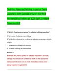 Certified Asbestos Building Inspector Exam &NewLine;Questions With Correct Answers &lpar;Verified &NewLine;Answers&rpar; Plus Rationales 2026 Q&A &vert; Instant &NewLine;Download Pdf 