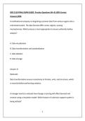 ISDS 3110 FINAL EXAM GUIDE Practice Questions 60&period;