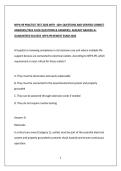 NFPA-99 PRACTICE TEST 2026 WITH 100&plus; QUESTIONS AND VERIFIED CORRECT ANSWERS