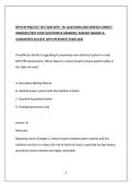 NFPA-99 PRACTICE TEST 2026 WITH 70&plus; QUESTIONS AND VERIFIED CORRECT ANSWERS