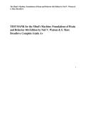 Test Bank for The Mind&rsquo;s Machine&colon; Foundations of Brain and Behavior &lpar;4th Edition&rpar; &ndash; Complete Guide A&plus;