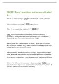 SOC101 Exam 1questions and answers Graded&NewLine;A&plus;