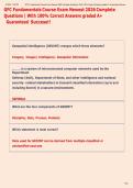GFC Fundamentals Course Exam Newest 2026 Complete &NewLine;Questions &vert; With 100&percnt; Correct Answers graded A&plus; &NewLine;Guaranteed Success&excl;&excl;  